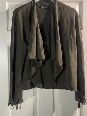 Olive Green Cardigan